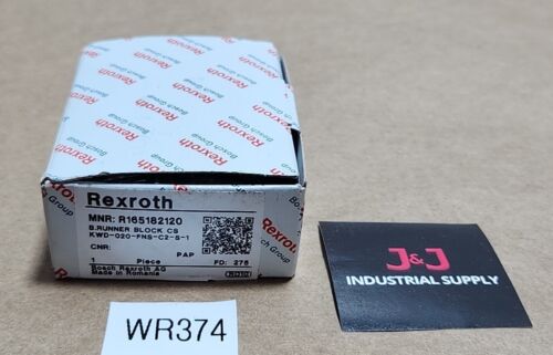 *NEW* Rexroth R165182120 Ball Runner Block CS KWD-020-FNS-C2-S-1 + Warranty! Main Image