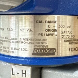 Schneider / Foxboro IGP20-D22D21F-M2L1B1V 12.5-45VDC Cal- 0-300PSI, MWP- 2175PSI - Image 5