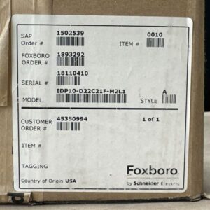 Foxboro IDP10-D22C21F-M2L1 Pressure Transmitter W/ Pentair M4AVIS Mount+Fitting - Image 2