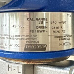 Foxboro IDP10-D22C21F-M2L1 Pressure Transmitter W/ Pentair M4AVIS Mount+Fitting - Image 11