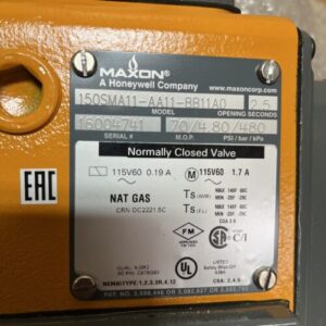 New Honeywell Maxon Gas Shutdown Valve 150SMA11-AA11-BB11A0 Warranty 🇺🇸 - Image 3