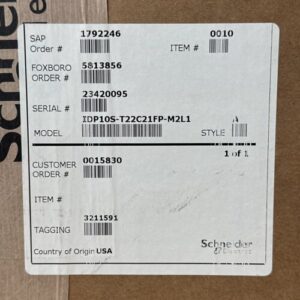 Schneider Electric IDP10S-T22C21FP-M2L1 Diff. Pressure Transmitter 0-1000”H2O - Image 2