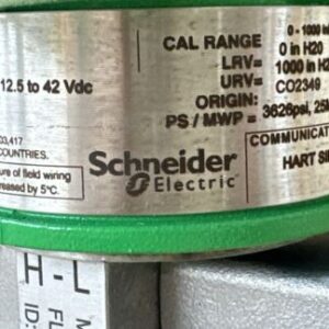 Schneider Electric IDP10S-T22C21FP-M2L1 Diff. Pressure Transmitter 0-1000”H2O - Image 7