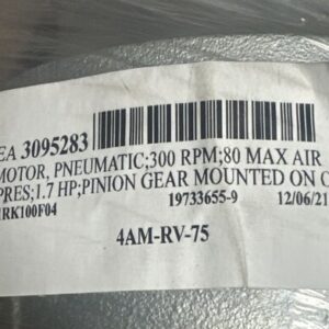 BRAND NEW- GAST 4AM-RV-75-GR25 1.7Hp 300RPM, Max Air Pressure- 80 || WARRANTY! - Image 4