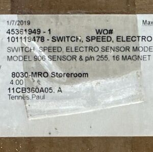 NEW OPEN BOX- Electro Sensors DR1000 Speed Switch 115VAC 800-050101 || WARRANTY! - Image 4