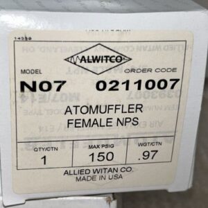 (4) Allied Witan 44AW56 Atomuffler Model 07 NIB Fast Shipping! + Warranty - Image 5
