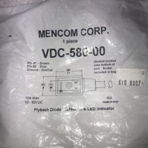 **Mencom Corp VDC-580-00 Solenoid Valve Connector 10A Max 10-50VDC (Lot Of 3)# - Image 5