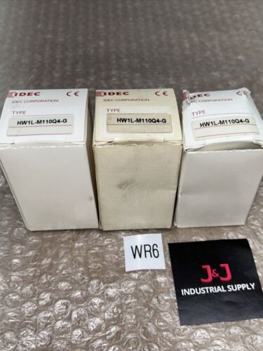 (3) IDEC HW1L-M110Q4G NIB FAST SHIPPING!+ WARRANTY Main Image