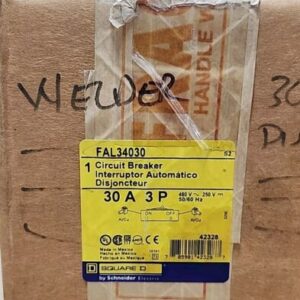 *NEW* Square D FAL34030 Circuit Breaker 30A 3P 480V~250V 50/60Hz + Warranty! - Image 12