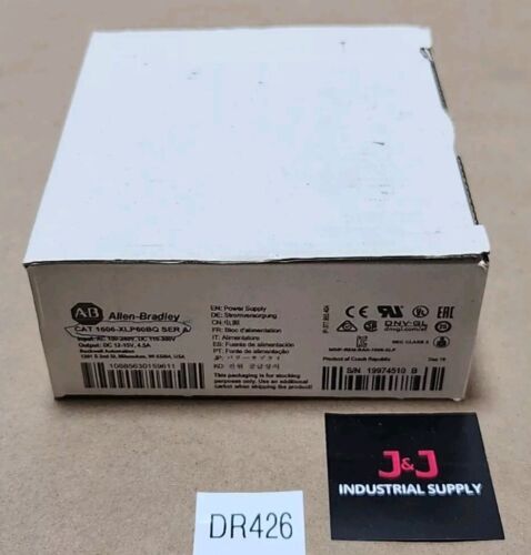 *NEW* Allen-Bradley 1606-XLP60BQ /A Power Supply 100-240V 12-15Vdc + Warranty! Main Image