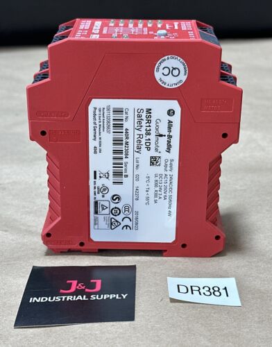 BRAND NEW- Allen Bradley 440R-M23084 Ser. B Guardmaster MSR138.1DP Safety Relay Main Image