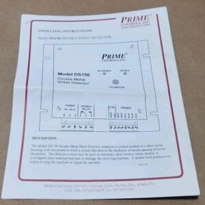 *NEW SURPLUS* Prime Controls DS150 Double Metal Sheet Detector 🇺🇸 + Warranty! - Image 9