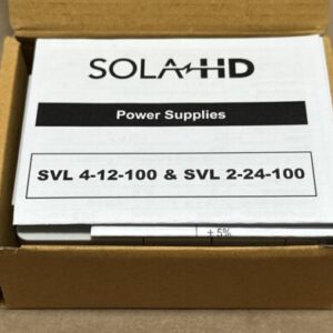 NEW- Emerson SOLA SVL-2-24-100 SVL Series Power Supply 50W 24V DIN PS 100-240VAC - Image 4