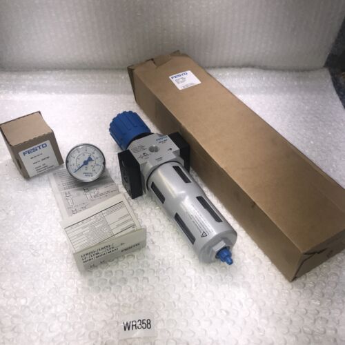 **New In Box FESTO LFR-3/8-D-MIDI 159582 Filter Regulator MA-50-16-1/4 356759# Main Image