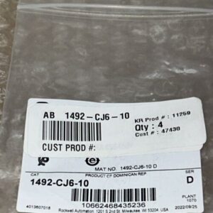 Allen-Bradley 1492-CJ6-10 (3) Full & (6) Partial Fast Shipping! + Warranty - Image 4