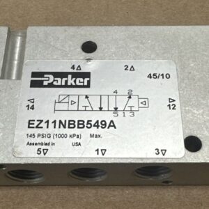 NEW- Parker EZ11NBB553A Single Solenoid Valve Air Ret 2-Pos 145Psig + WARRANTY! - Image 3