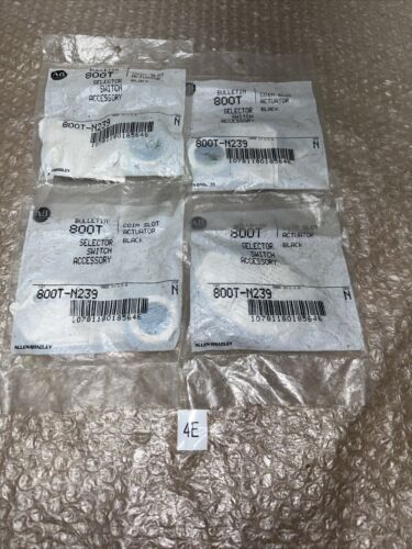 (4) SEALED NEW ALLEN BRADLEY 800T-N239 COIN SLOT ACTUATOR Main Image