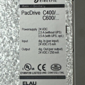 PREOWNED- Schneider Electric ELAU PacDrive C400/10/1/1/1/00 VCA07AAAA0AA00 🇺🇸 - Image 6