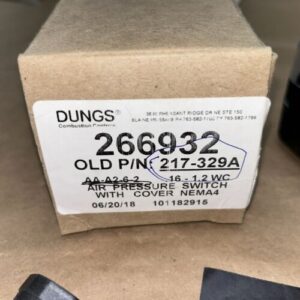 NEW DUNGS AA-A2-6-2 AIR PRESSURE SWITCH .16-1.2WC 266932 NIB + WARRANTY - Image 6