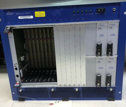 Spirent Abacus 5000 AB3-3150 13 Slot Rack *Fast Shipping* Warranty! Main Image