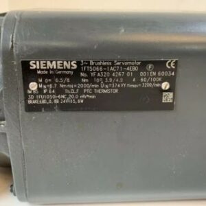 Siemens 1FT5066-1AC71-4EB0 3~Brushless Servo Motor with Brake 3200RPM *Warranty* - Image 8