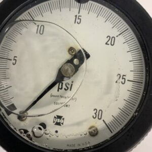 USG Pressure Gauge 0-30 PSI 5”Face Fast Very Heavy Duty Base Shipping~Warranty ~ - Image 2