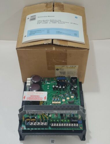 *NEW* Allen Bradley 1331-0AF15 Ser C Adjustable Frequency Drive 230V + Warranty! Main Image