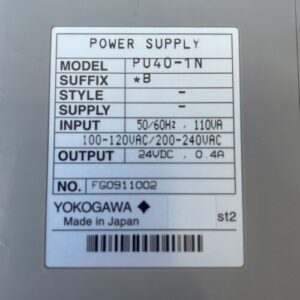BRAND NEW SEALED- Yokogawa PU40-1N Power Supply 100-120/200-240VAC 0.4A 24VDC - Image 4