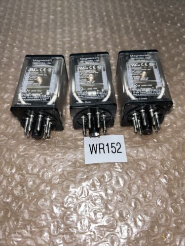 (3) SCHNEIDER ELECTRIC 10A MAGNECRAFT RELAY 750XBXRM4L-120A NNB + Warranty Main Image