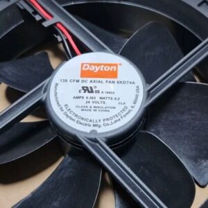 *BRAND NEW* Dayton 6KD74A DC Axial Fan Ball Bearing 24Vdc 138CFM 9.2W + Warranty - Image 4
