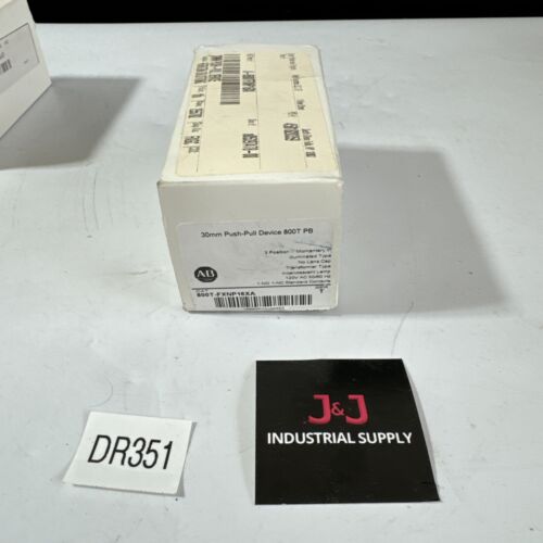 New Allen Bradley 30mm Push Pull Device 800T PB 800T-FXNP16XA Warranty 🇺🇸 Main Image