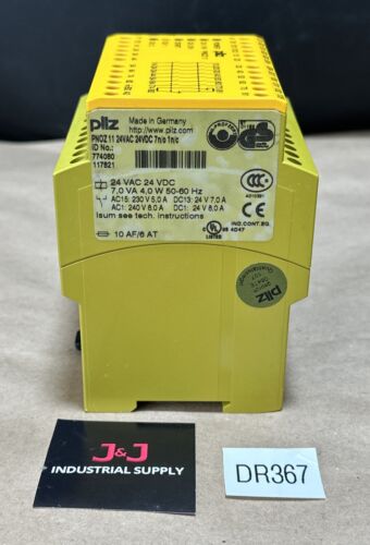 NEW NO BOX- PILZ PNOZ 11 24VAC 24VDC 7n/o 1n/c *HAIRLINE CRACK* || WARRANTY 🇺🇸 Main Image