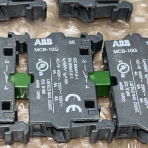 ABB Assortment (10) NEW No Box ABB MCB-10G (3)MLBL-01 (4) MLB-4 Contact Blocks - Image 2