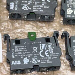 ABB Assortment (10) NEW No Box ABB MCB-10G (3)MLBL-01 (4) MLB-4 Contact Blocks - Image 10