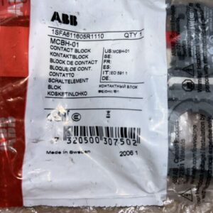 (6) ABB 1SFA611605R1110 MCBH-01 Contact Blocks (3) In Sealed Indv. Bags (3) NNB - Image 3