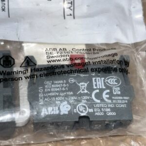 (6) ABB 1SFA611605R1110 MCBH-01 Contact Blocks (3) In Sealed Indv. Bags (3) NNB - Image 5