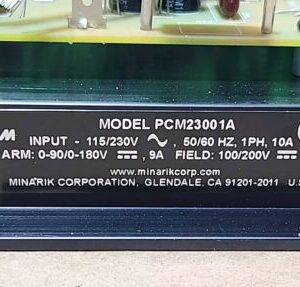*NEW* Minarik PCM23001A Speed Control Drive 115/230V 50/60Hz 1Ph 10A + Warranty! - Image 6