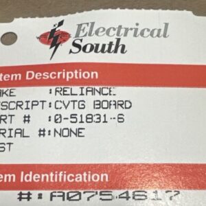 PREOWNED- Reliance Electric CVTG Card 0-51831-6 || FAST SHIPPED & WARRANTY! 🇺🇸 - Image 2
