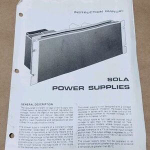 *NEW SURPLUS* Sola 28-2127-1 CVDC Power Supply 120V 8A 24Vdc 25A + Warranty! - Image 9