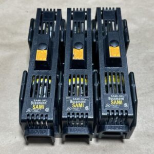 NEW - Bussmann BUSS J60100-3CR Fuse Holder W/ Fuses + SAMI-3N Fuse Covers 🇺🇸 - Image 3