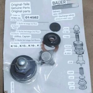 *FACTORY SEALED* Bauer Kompressoren 014582 Delivery Discharge Valve + Warranty! - Image 3