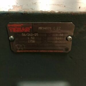 Reliance Electric P56H7214N W/ Tigear MR94876CRZ motor & brake Warranty! - Image 6