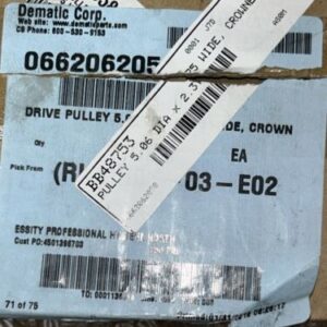 Dematic 5.06 x 2-3/8 Wide Crowned Face Accumulation Conveyor Drive Belt Pulley - Image 3