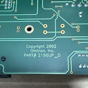 REPAIRED- OMTRON Inc 2196UP_D HTM# 241-450 Double Sided Circuit Board + WARRANTY - Image 4