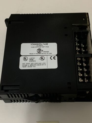 GE FANUC IC693MDL740E, OUTPUT MODULE, 12/24VDC, 0.5A, 16 PT POS,FAST SHIPPING! Main Image