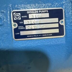 New Goulds 3196 3x4-8 Pump Material DI / 316SS Impeller 6.5 Warranty 🇺🇸 - Image 5