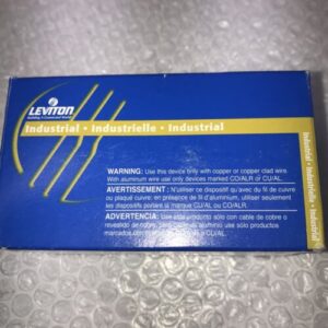 **Leviton 2463 4 Pole, 4 Wire Connector, 20 Amp, 347/600 Volts (Lot Of 3)# - Image 3