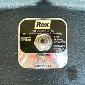 NEW NO BOX- Rexnord REX ZB-2303 Square 4-Blot Flange Bearing 3-1/8β Bore πΊπΈ - Image 2
