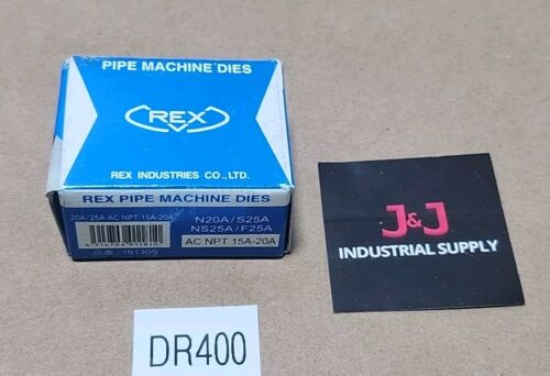 *NEW* REX Industries 60211 1/2"-3/4" Npt Threading Pipe Die 15A-20A + Warranty! Main Image