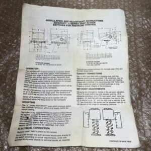 ASHCROFT LPDN4GGB06 PRESSURE SWITCH, 15A, 125/250/480VAC, 1/2A, 125VDC, NIB - Image 8